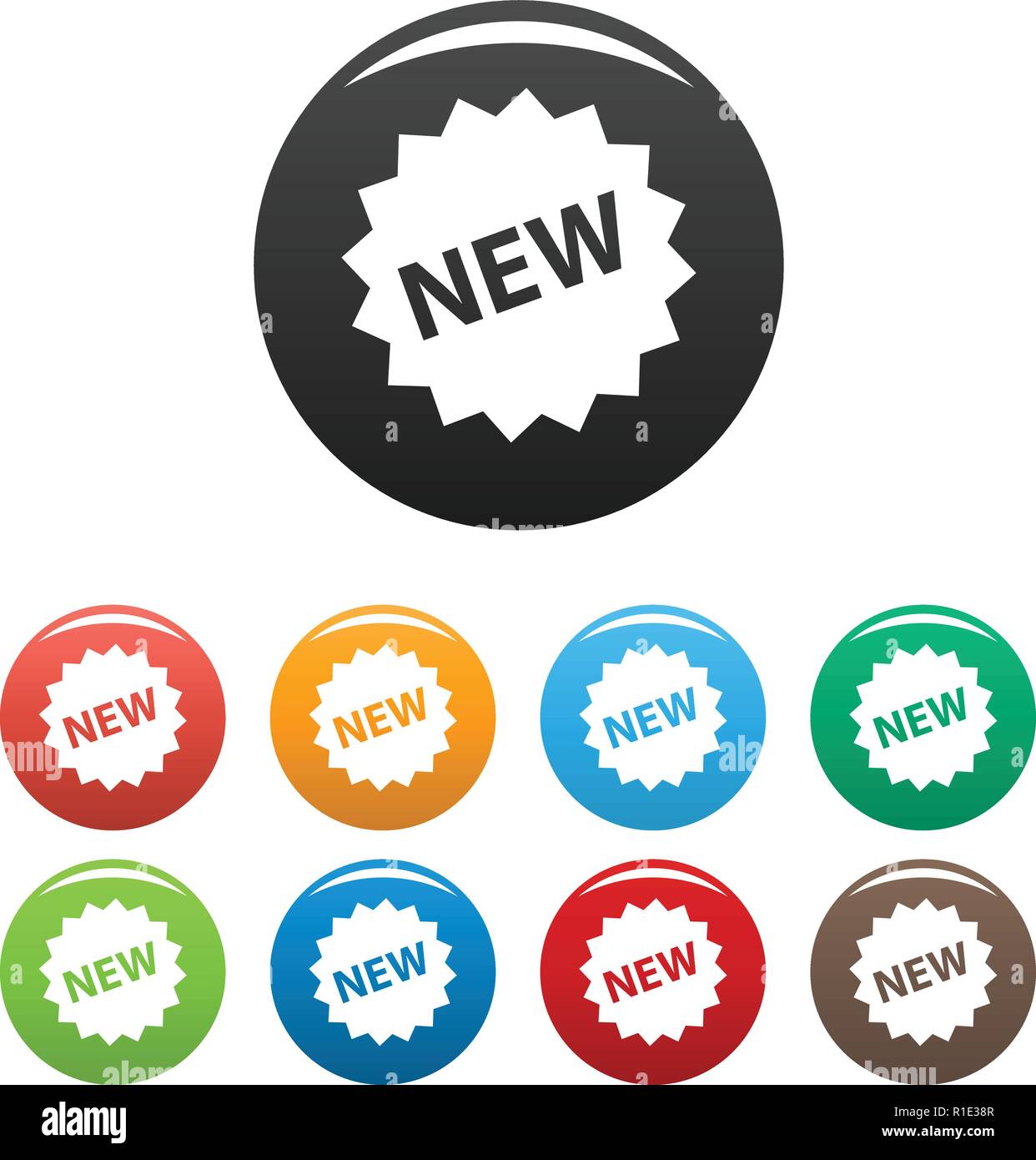 Neue Zeichen Symbole gesetzt. Vektor einfache neue Zeichen Vector Icons ...