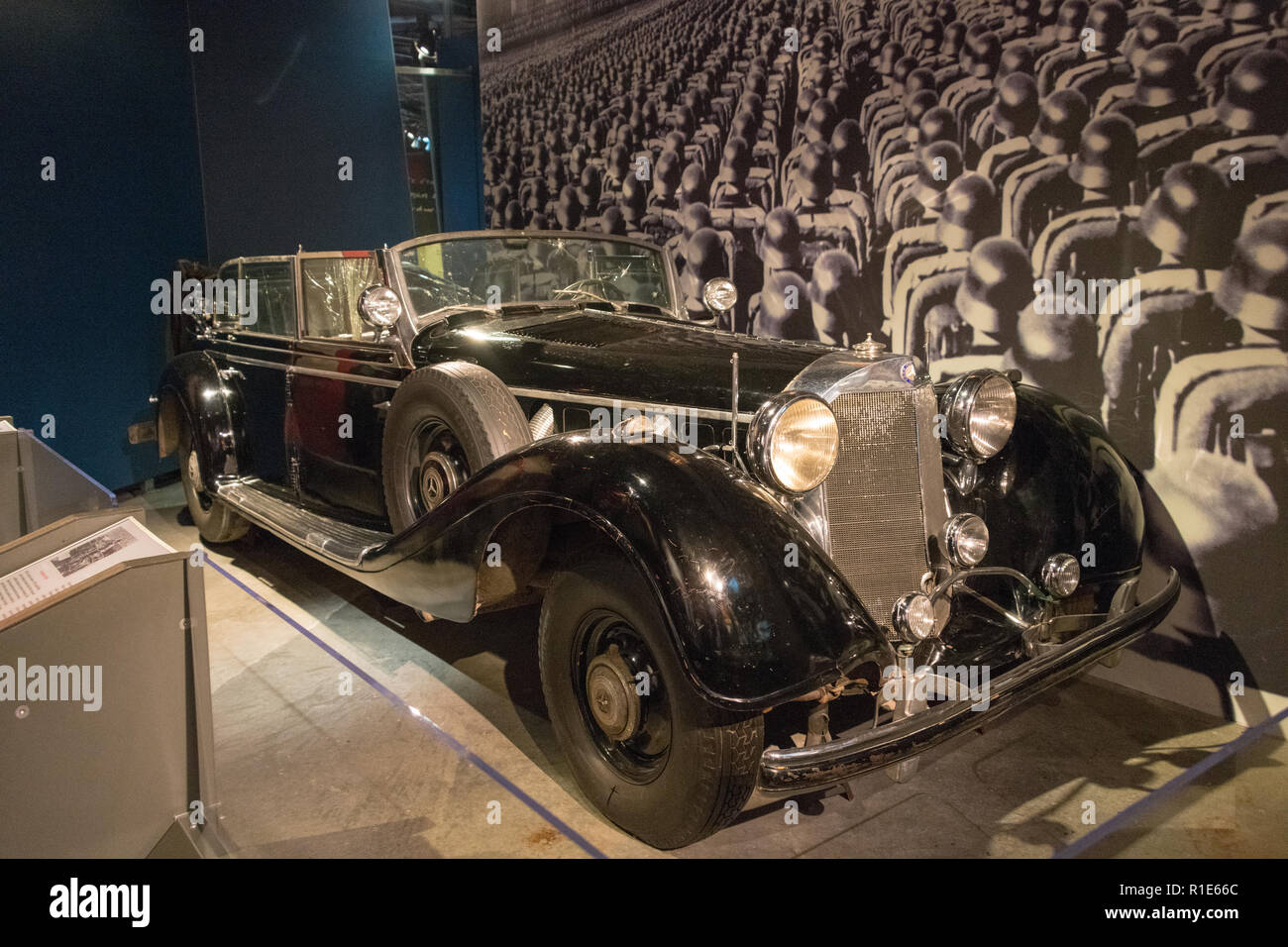 Hitler's Auto in Canadian War Museum, Ottawa, Kanada Stockfoto