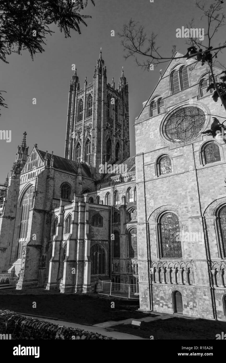 Die Kathedrale von Canterbury, Harry Bell Tower, Canterbury, Kent, England, Großbritannien Stockfoto