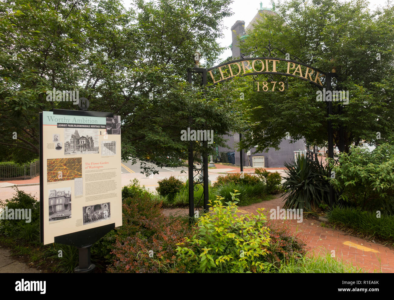LeDroit Park Washington DC Stockfoto