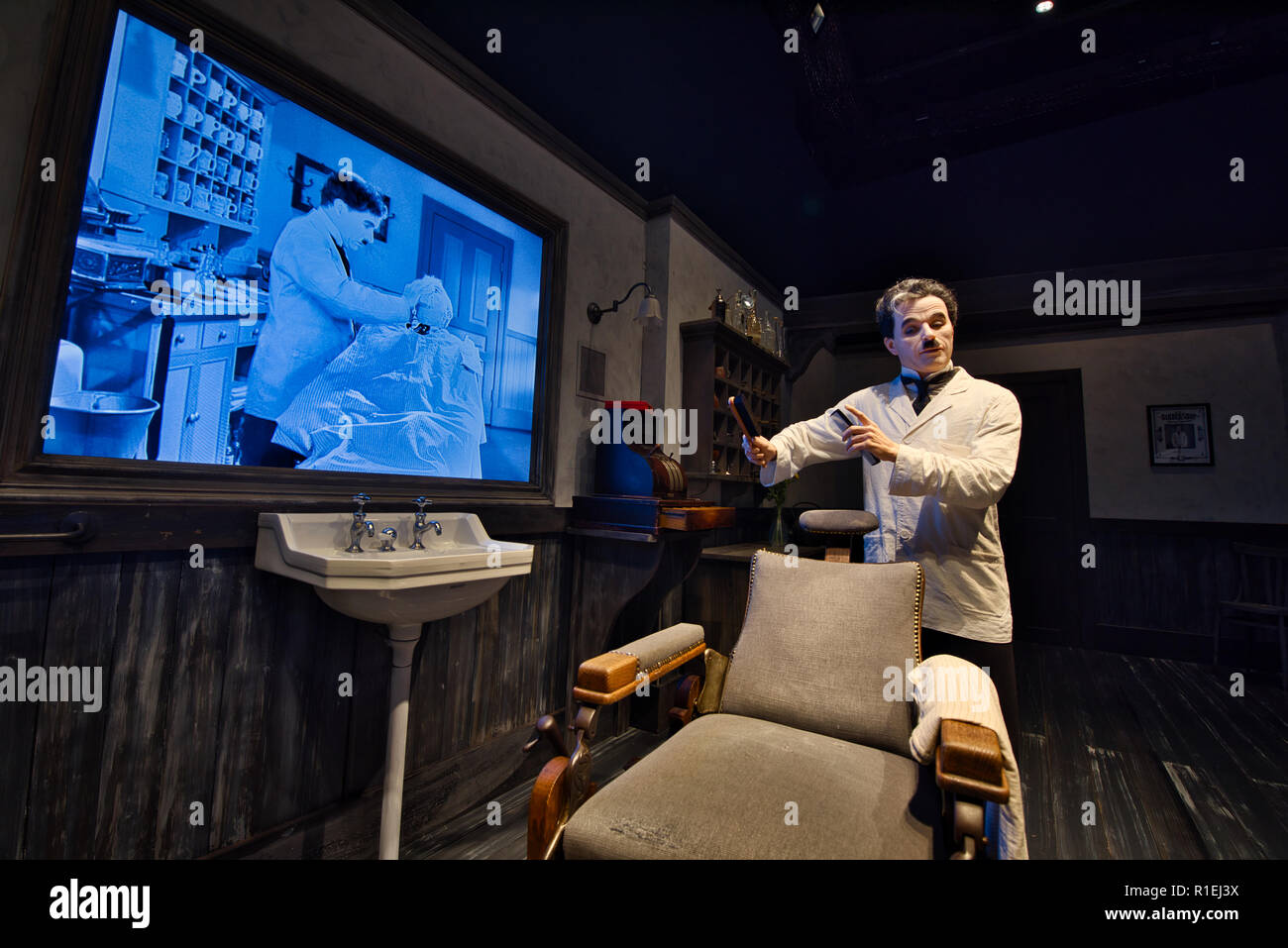 Charlie Chaplin's World/Vevey-Switzerland Home-Chaplins Stockfoto