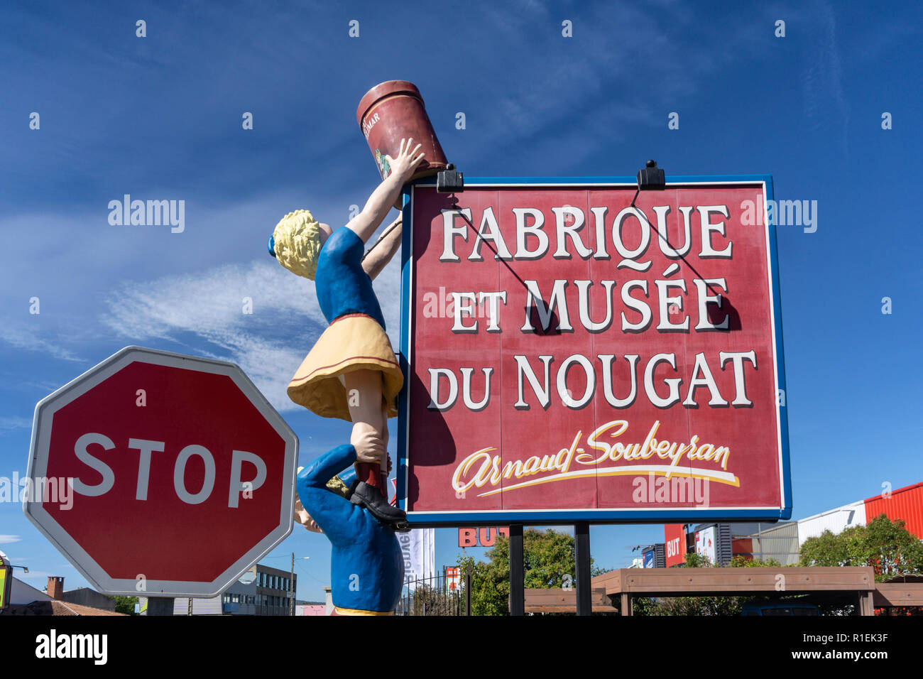 Musée du Nougat, Arnaud Soubeyran, Montelimar, Provence, Frankreich Stockfoto