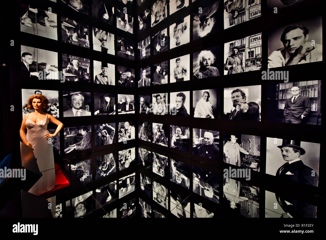 Charlie Chaplin's World/Vevey-Switzerland Home-Chaplins Stockfoto