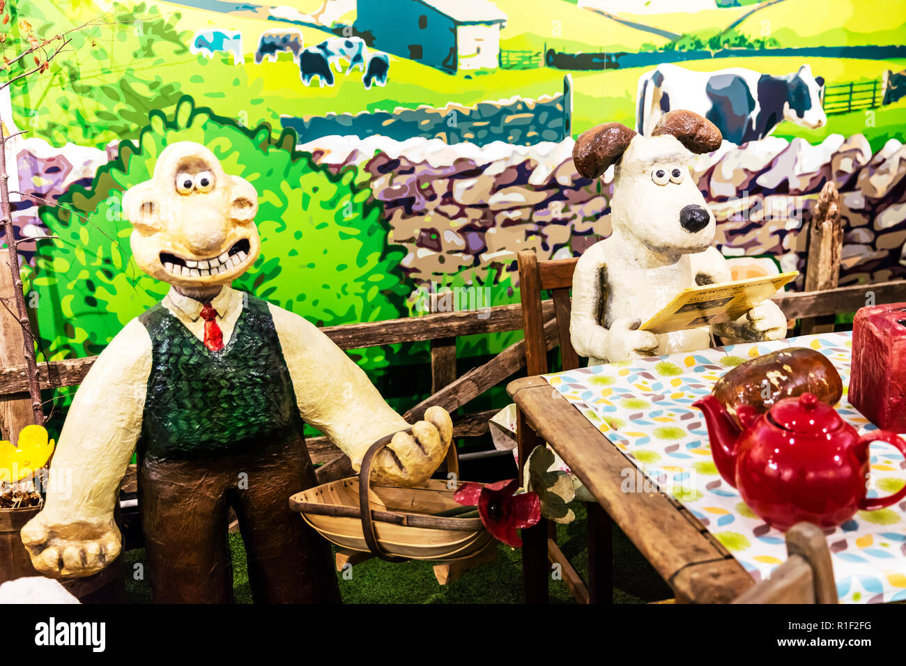 Wallace & Gromit Glückwunschkarte – „Good Luck“ Grußkarte Für Männer Und Frauen