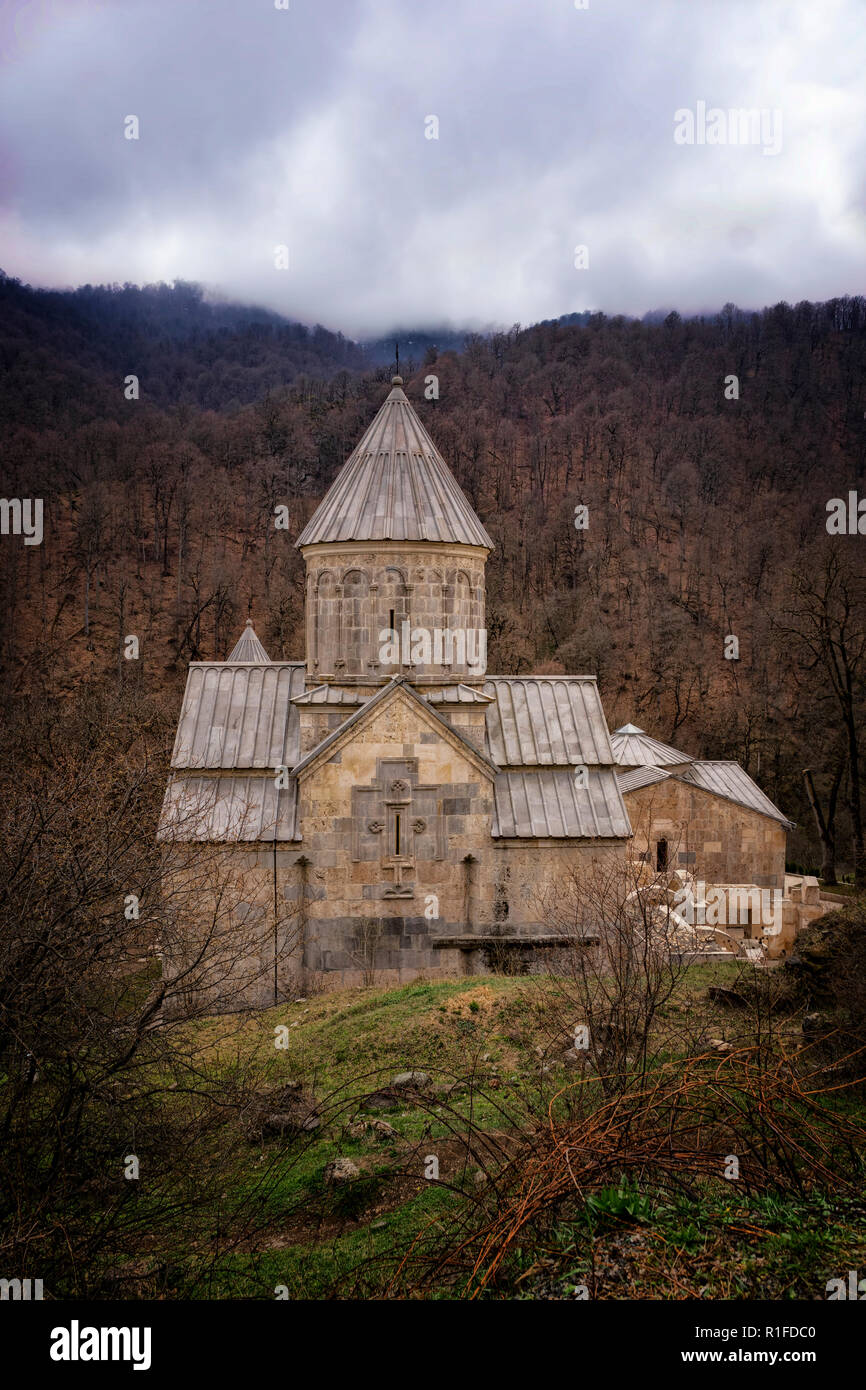 Kloster Haghartsin in Armenien im Frühjahr Stockfoto