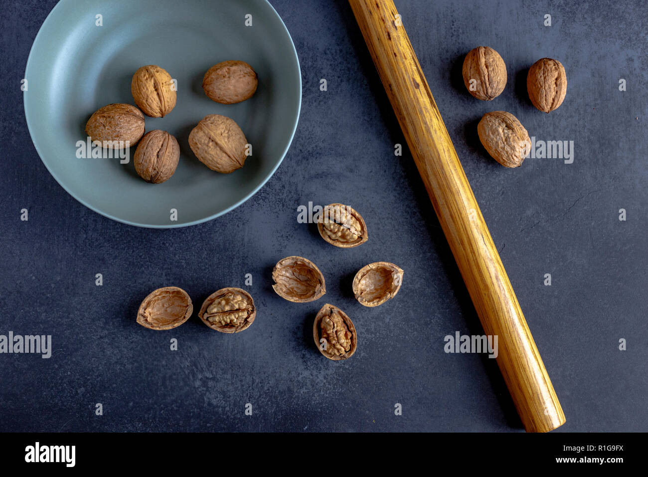 Walnüsse Stockfoto