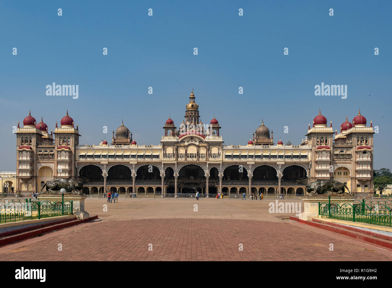 Mysore Palace, Mysore, Karnataka, Indien Stockfoto