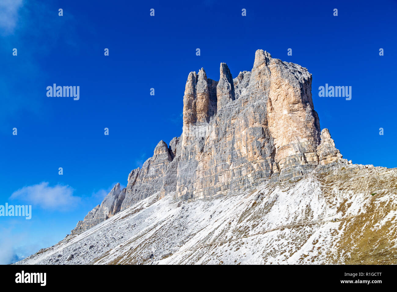 Drei Zinnen, Dolomiten, Südtirol Stockfoto