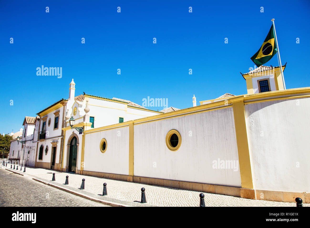 Generalkonsulat von Brasilien in Faro, Algarve, Portugal Stockfoto