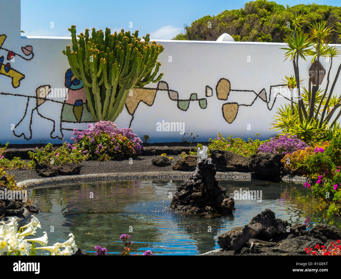 Im Garten des César Manrique Foundation, El Taro de Tahiche, Lanzarote