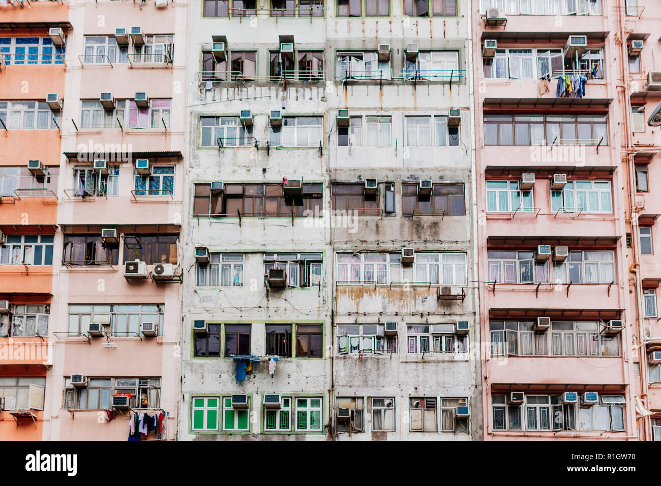 Hongkong Wohnungen Stockfoto