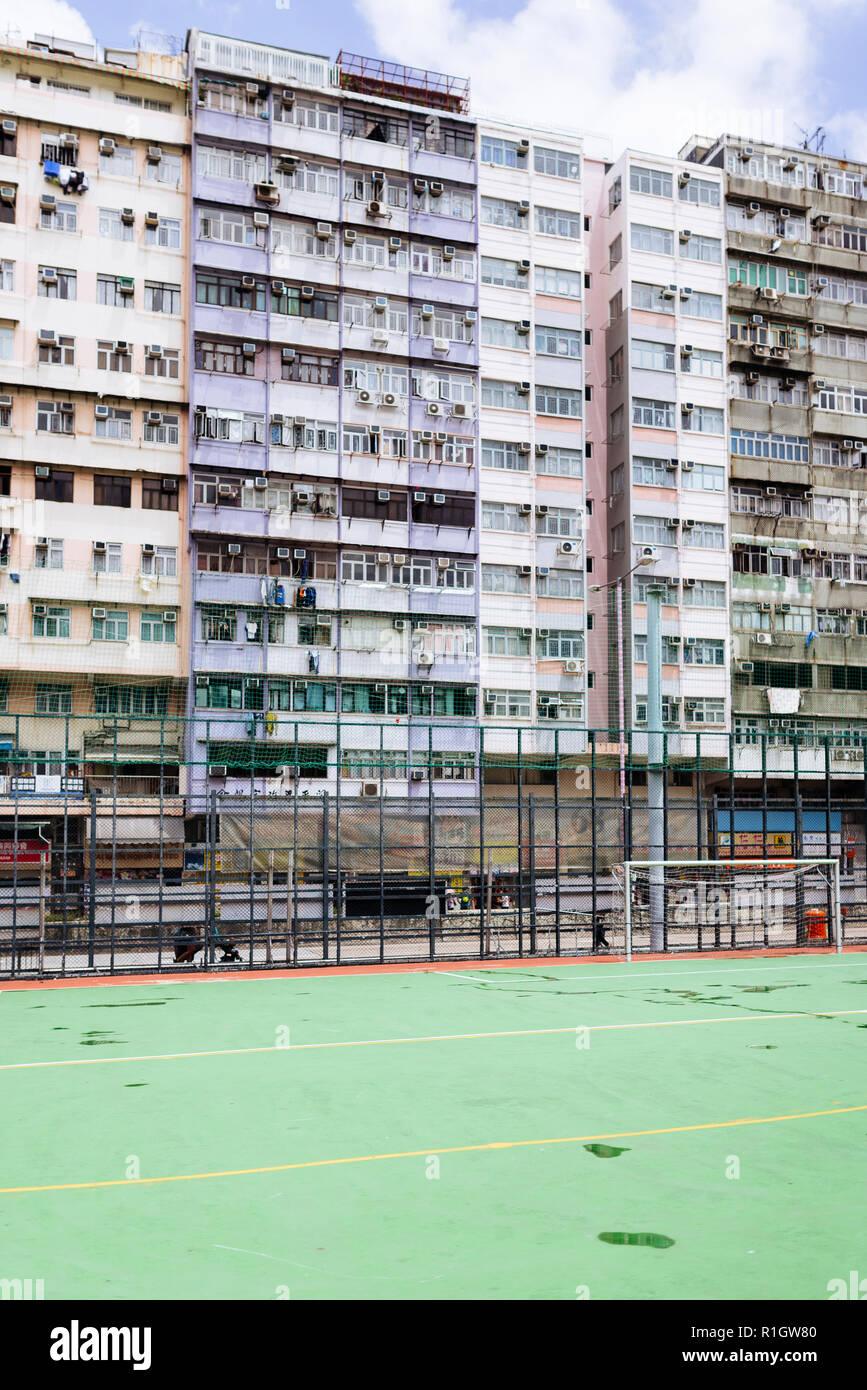 Hongkong Wohnungen Stockfoto