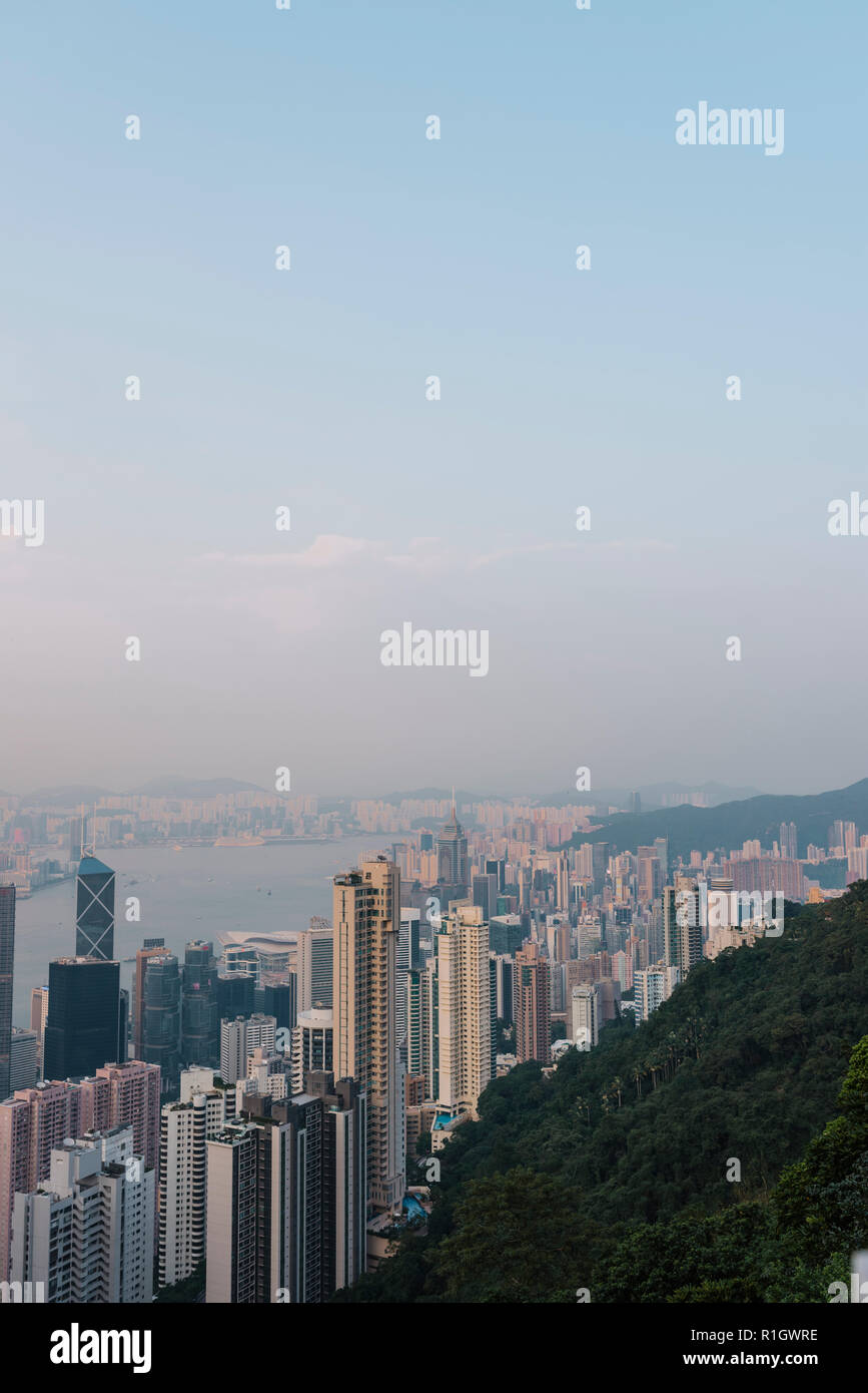 Hong Kong Skyline Stockfoto