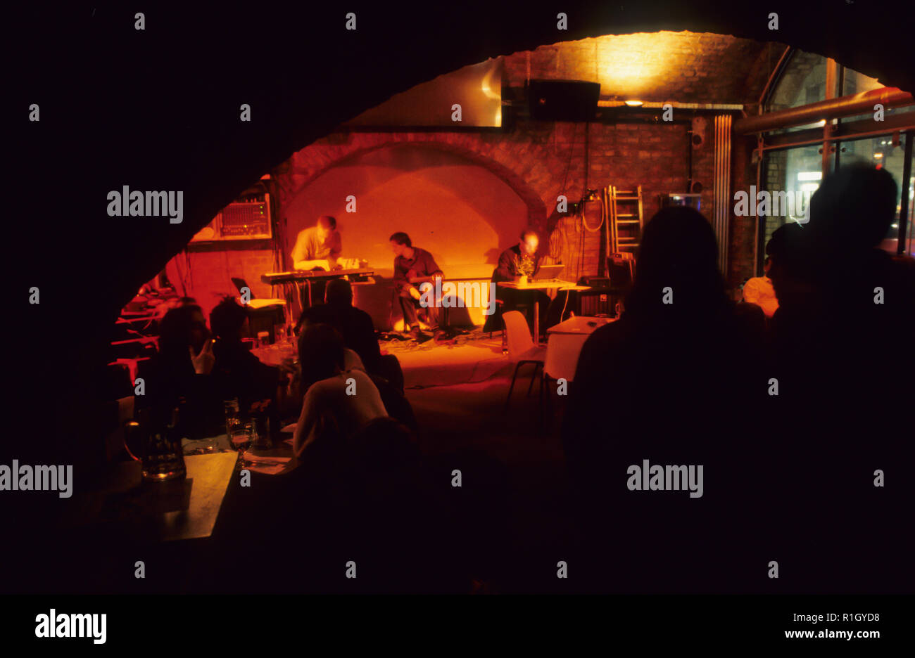 Wien, Musiklokal Rhiz am Gürtel. Stockfoto