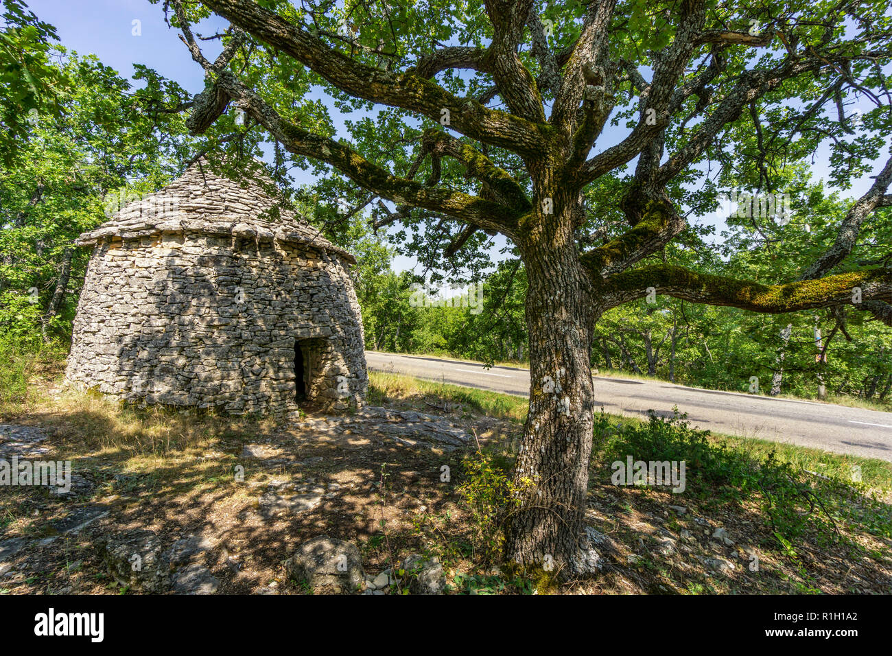 Hütte aus Stein, Borie, Provence, Frankreich Stockfoto