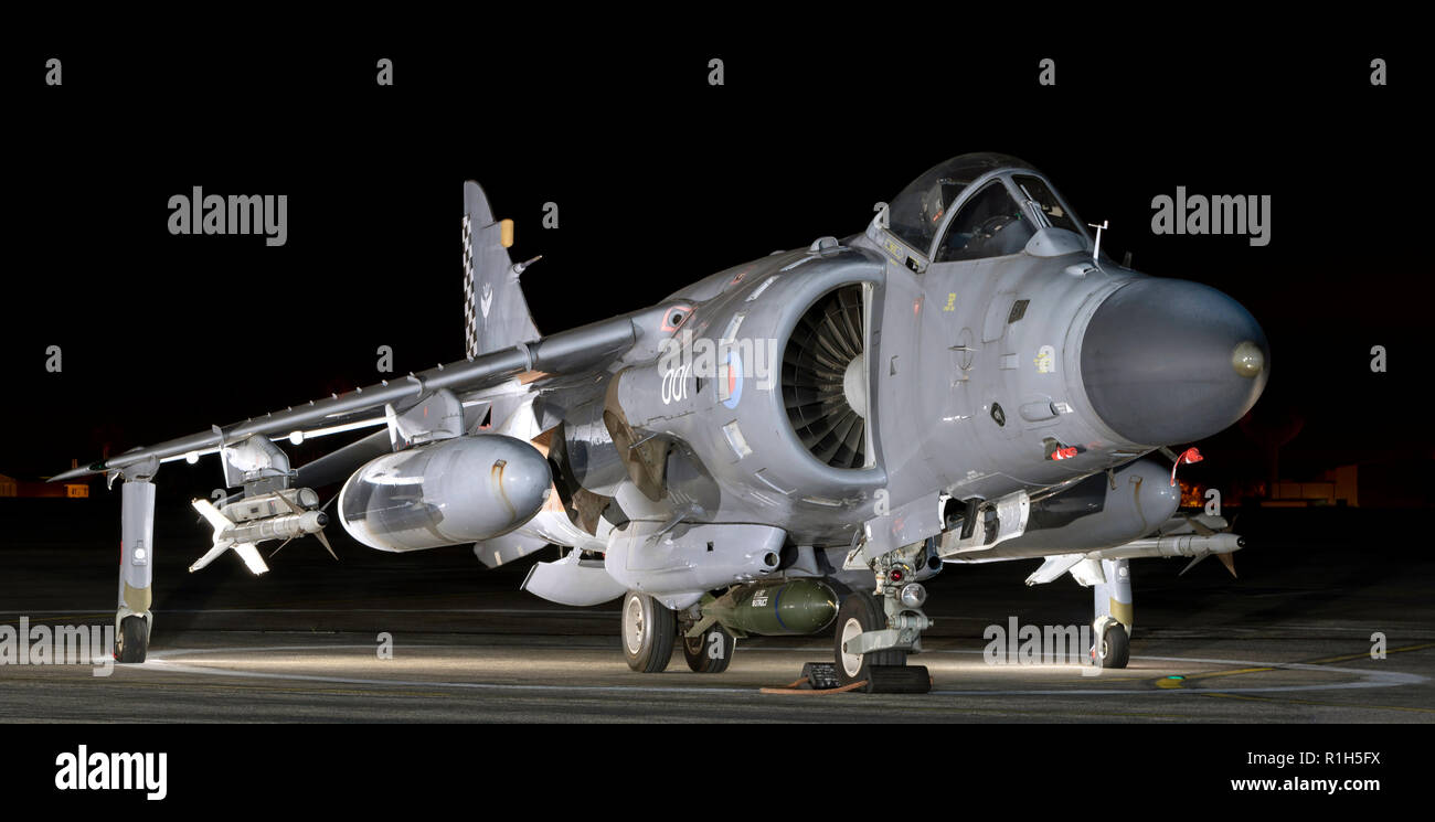 Royal Navy Sea Harrier FA2, ZH 801, 001, Stockfoto