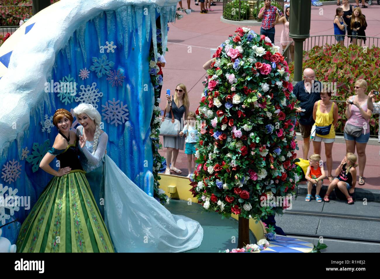 Disney Parade, Orlando Stockfoto