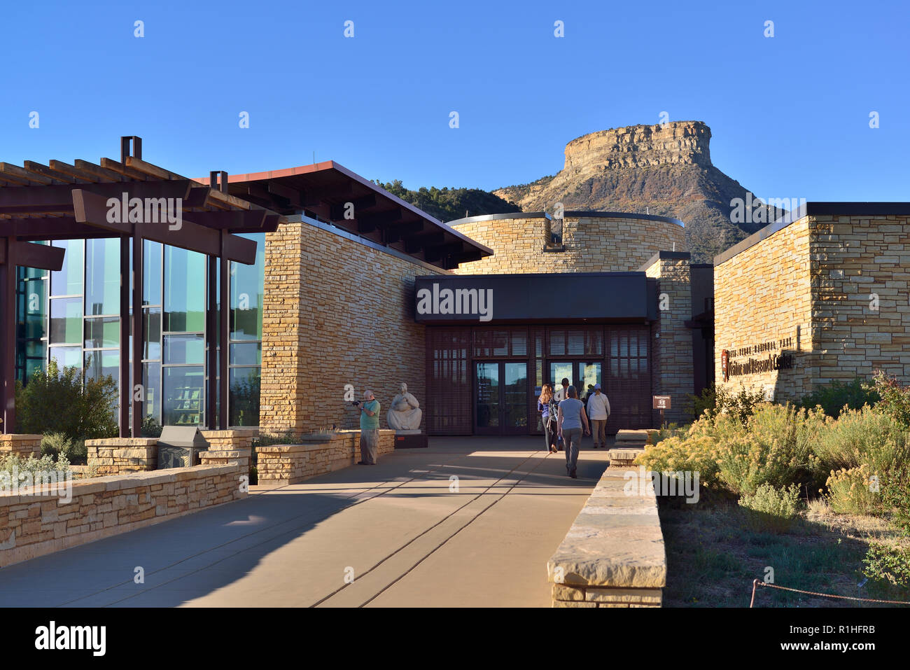 Point Lookout, Besucher- und Forschungszentrum, Mesa Verde National Park, Colorado, USA 180928 69668 Stockfoto