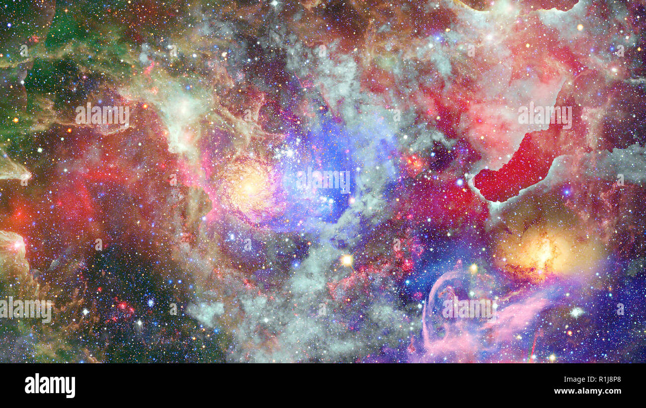 Nebel und Sterne im Weltraum. Astronomie Hintergrund. Elemente dieses Bild von der NASA eingerichtet. Stockfoto