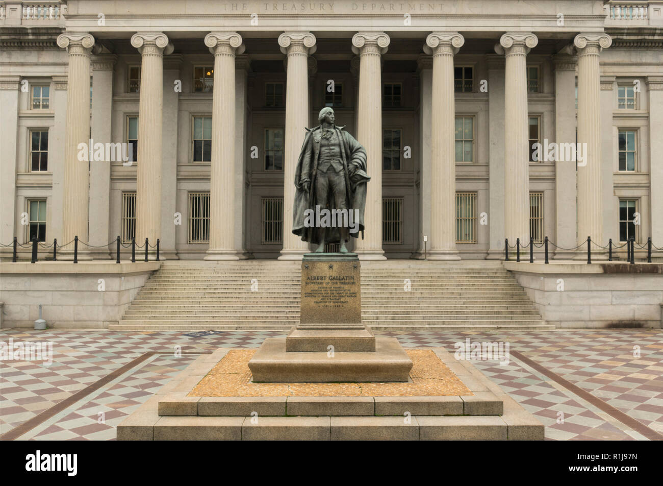 Usa-Finanzministerium Washington DC Stockfoto