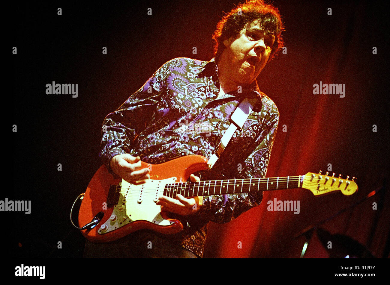Gary Moore, eigentlich Robert William Gary Moore (geboren am 4. April 1952 in Belfast, gestorben am 6. Februar 2011 in Estepona, Großbritannien, Foto Kazimierz Jurewicz Stockfoto