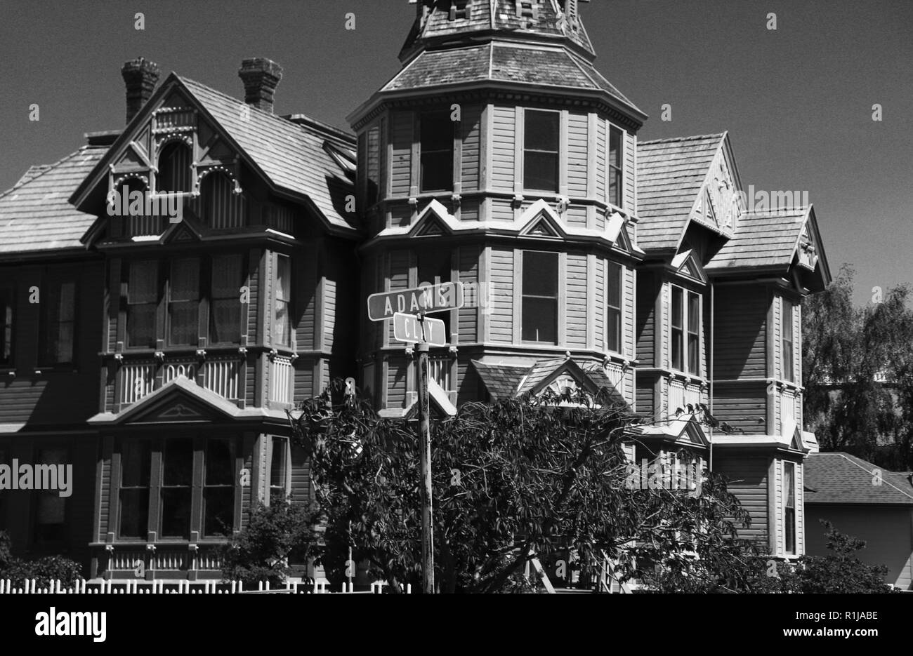 Victorian House in Port Townsend, Washington Stockfoto