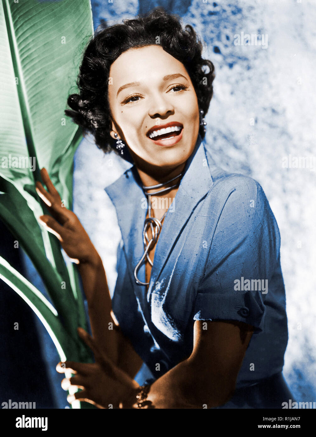 Orothy Jean Dandridge (November 9, 1922 - 8. September 1965) war ein US-amerikanischer Film und Theater Schauspielerin, Sängerin und Tänzerin. Sie ist vielleicht eines der berühmtesten afro-amerikanischen Schauspielerinnen eine erfolgreiche Hollywood Karriere und die ersten nominiert für einen Academy Award für die beste Schauspielerin für ihre Leistung im Jahr 1954 Film Carmen Jones zu haben. Quelle: Hollywood Foto Archiv/MediaPunch Stockfoto