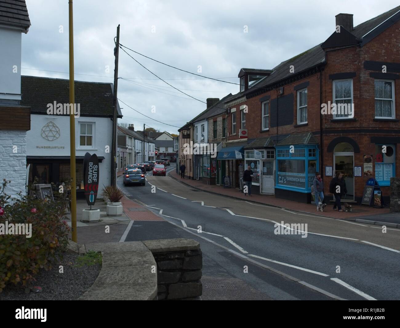 Braunton ein Englisches Dorf in North Devon, Großbritannien Stockfoto