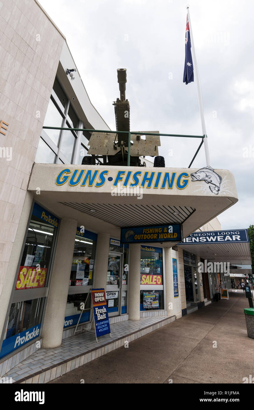 Otudoor Verfolgungen shop in Darwin, Northern Territory in Australien Stockfoto
