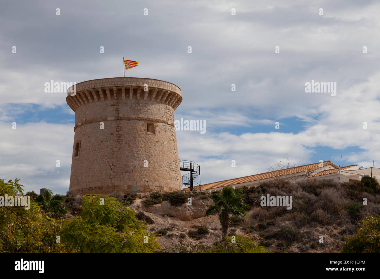 Torre de La Illeta Turm Stockfoto
