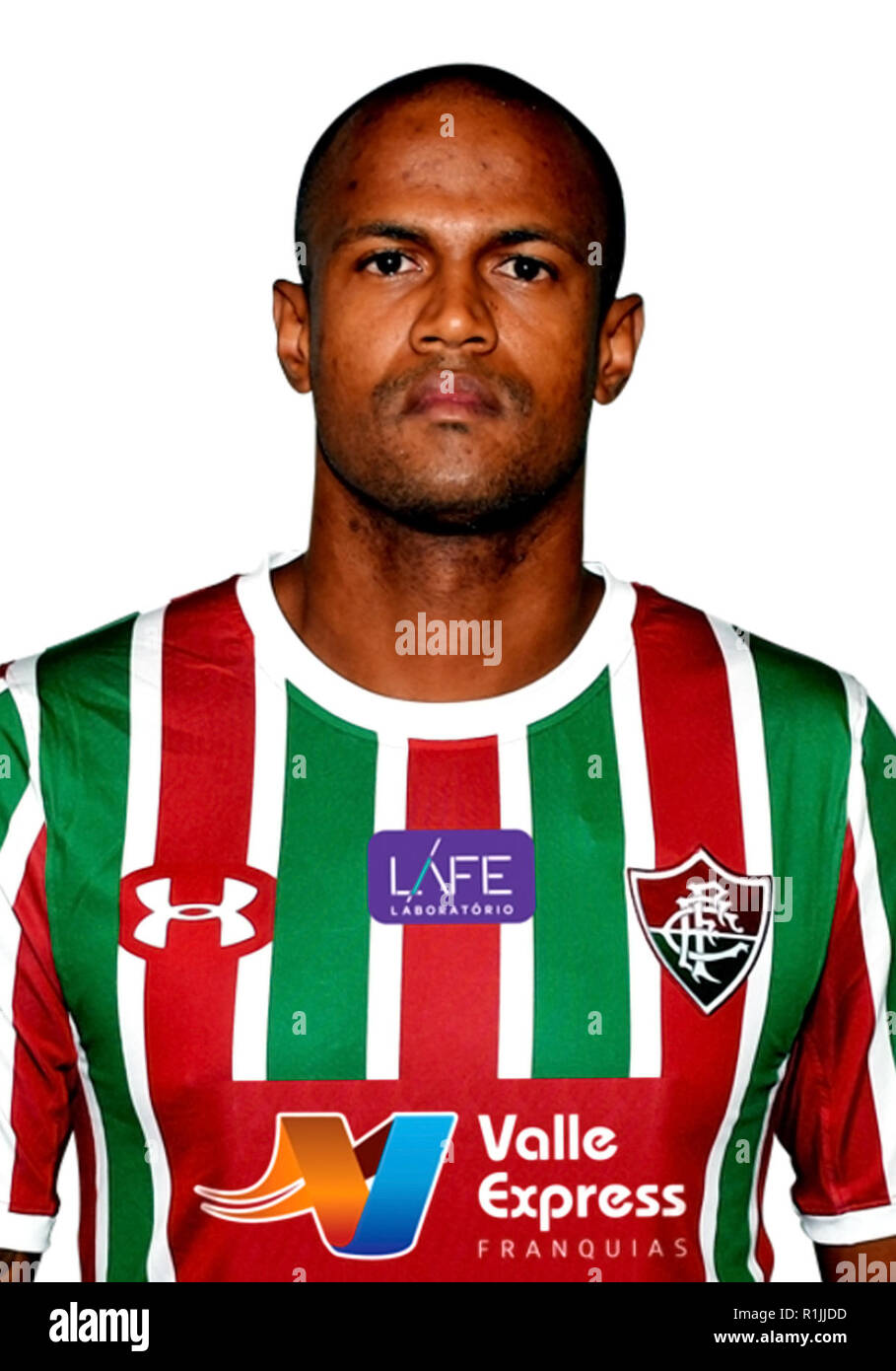 Brasilianischen Fußball-Liga Serie A 2018/(Fluminense Football Club) - Santos Airton Ribeiro Stockfoto