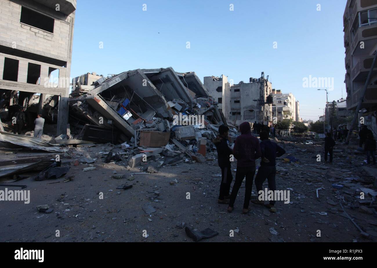 Gaza, Gazastreifen, palästinensischen Gebiet. 13 Nov, 2018. Die ...