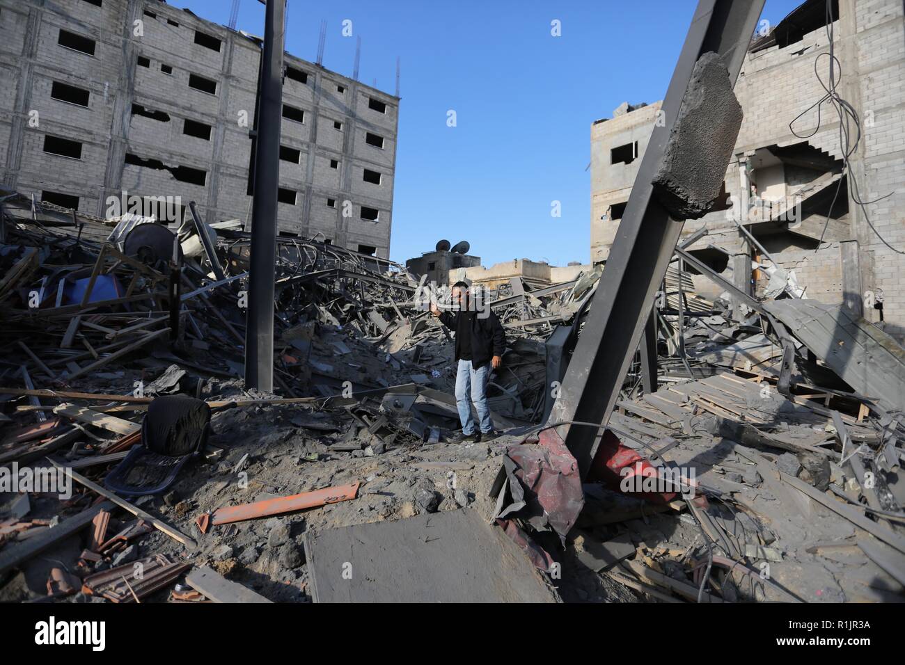 Gaza, Gazastreifen, palästinensischen Gebiet. 13 Nov, 2018. Die ...