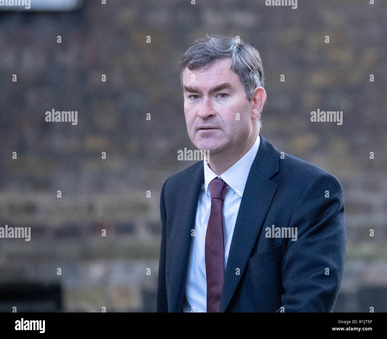 London, 13. November 2018, David Gauke MP PC,, Justiz Generalsekretär, kommt an einer Kabinettssitzung am 10 Downing Street, London Credit Ian Davidson/Alamy leben Nachrichten Stockfoto