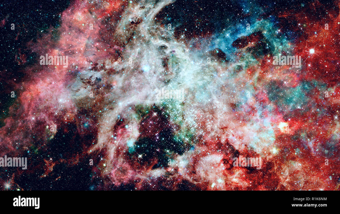 Nebel und Sterne im Weltraum. Abstrakte Himmel. Elemente dieses Bild von der NASA eingerichtet. Stockfoto