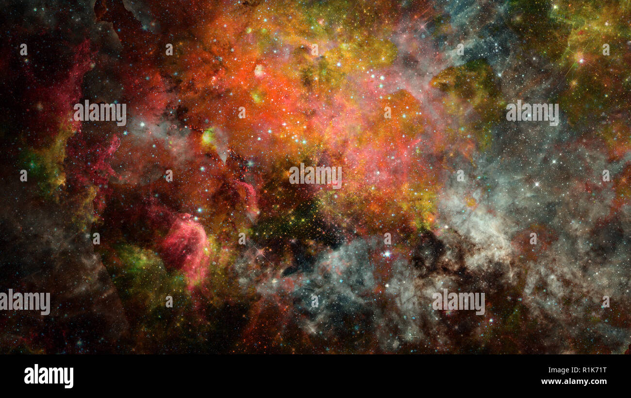Nebel im Raum. Galaxy Hintergrund. Elemente dieses Bild von der NASA eingerichtet. Stockfoto