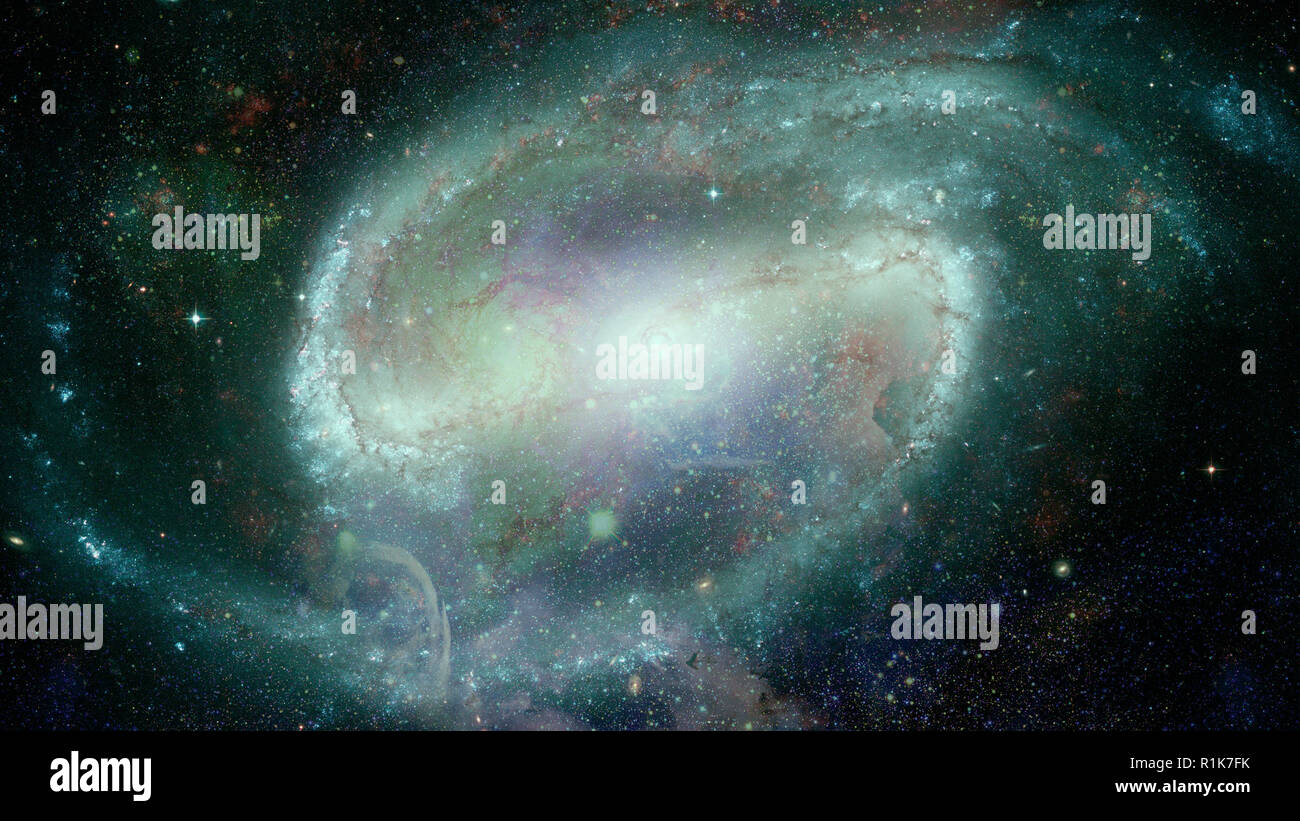 Sternenhimmel tiefen Weltraum - Nebel und Galaxien. Nachthimmel. Elemente dieses Bild von der NASA eingerichtet. Stockfoto