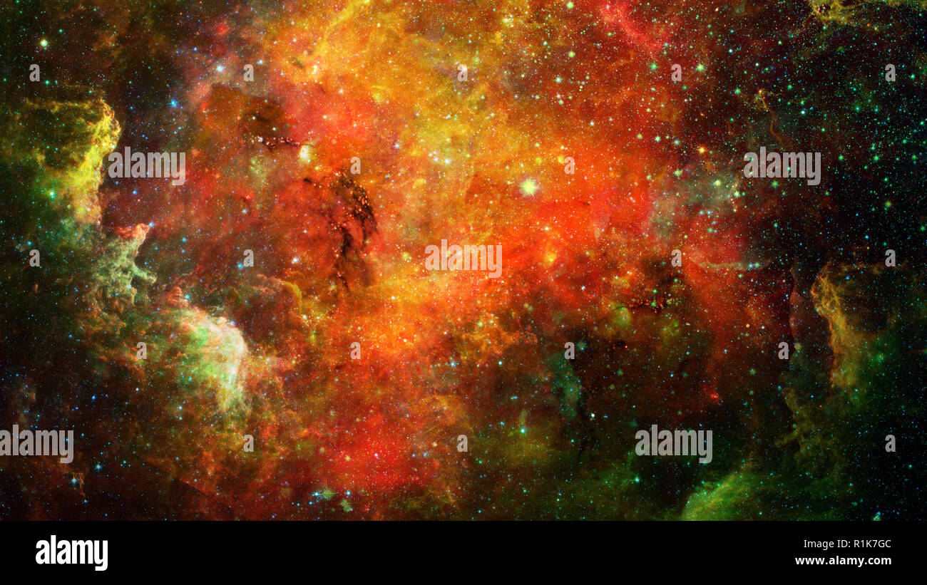Nebel und Galaxien im Weltraum. Cosmos Himmel. Elemente dieses Bild von der NASA eingerichtet. Stockfoto