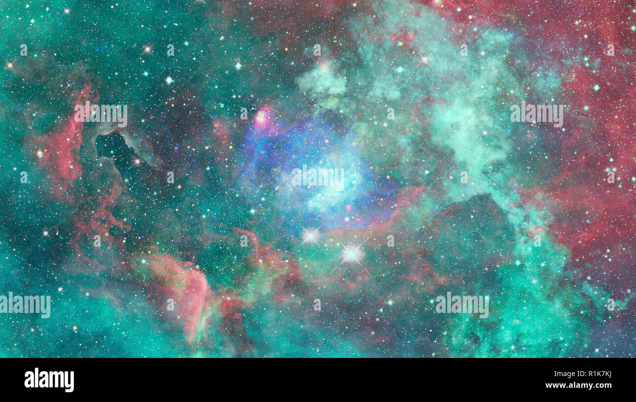 Nebel und Sterne im Weltraum. Dark Nebula. Elemente dieses Bild von der NASA eingerichtet. Stockfoto