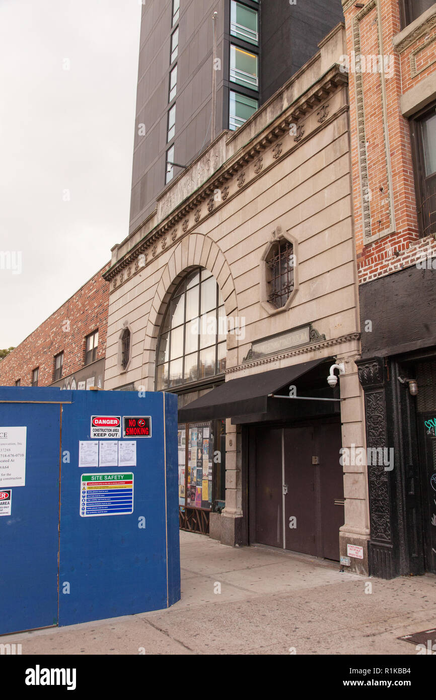 Bowery Ballroom Nachtclub und Veranstaltungsort, New York City, USA Stockfoto