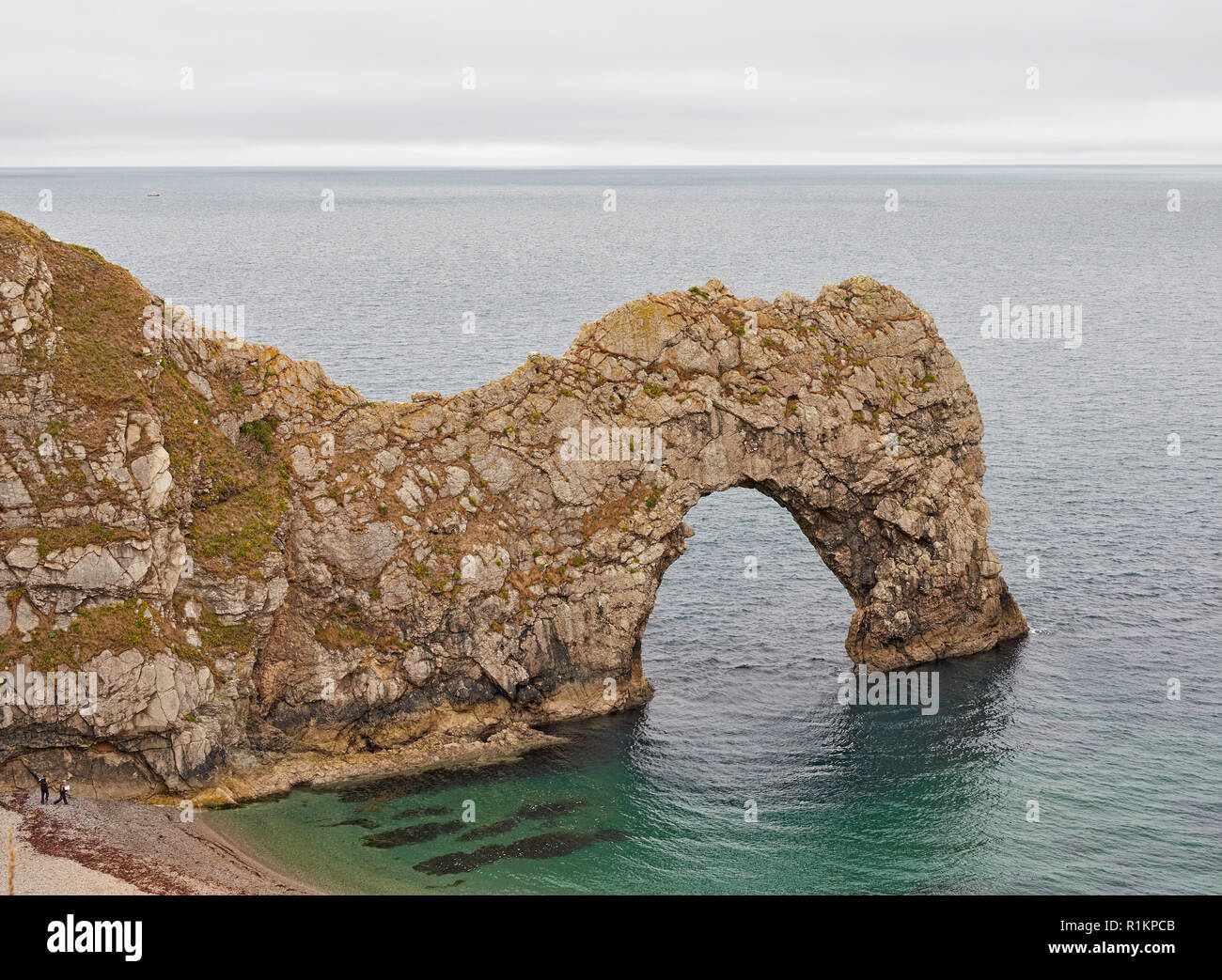 Durdle Door oder Durdle Dor auf der Jurassic Coast Dorset Stockfoto