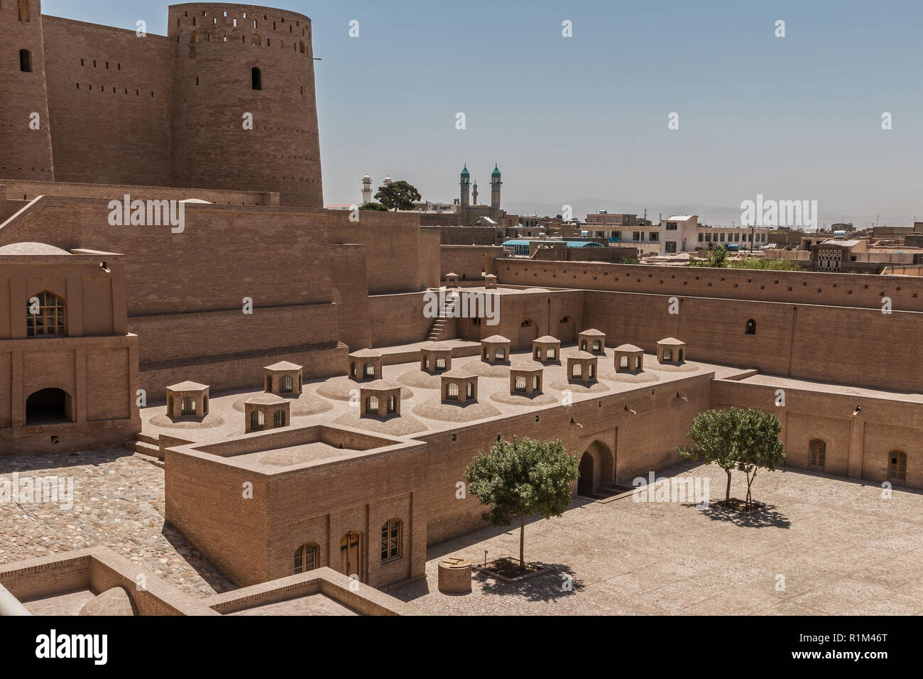 Die Zitadelle von Herat auch die Zitadelle von Alexander, Afghanistan bekannt Stockfoto