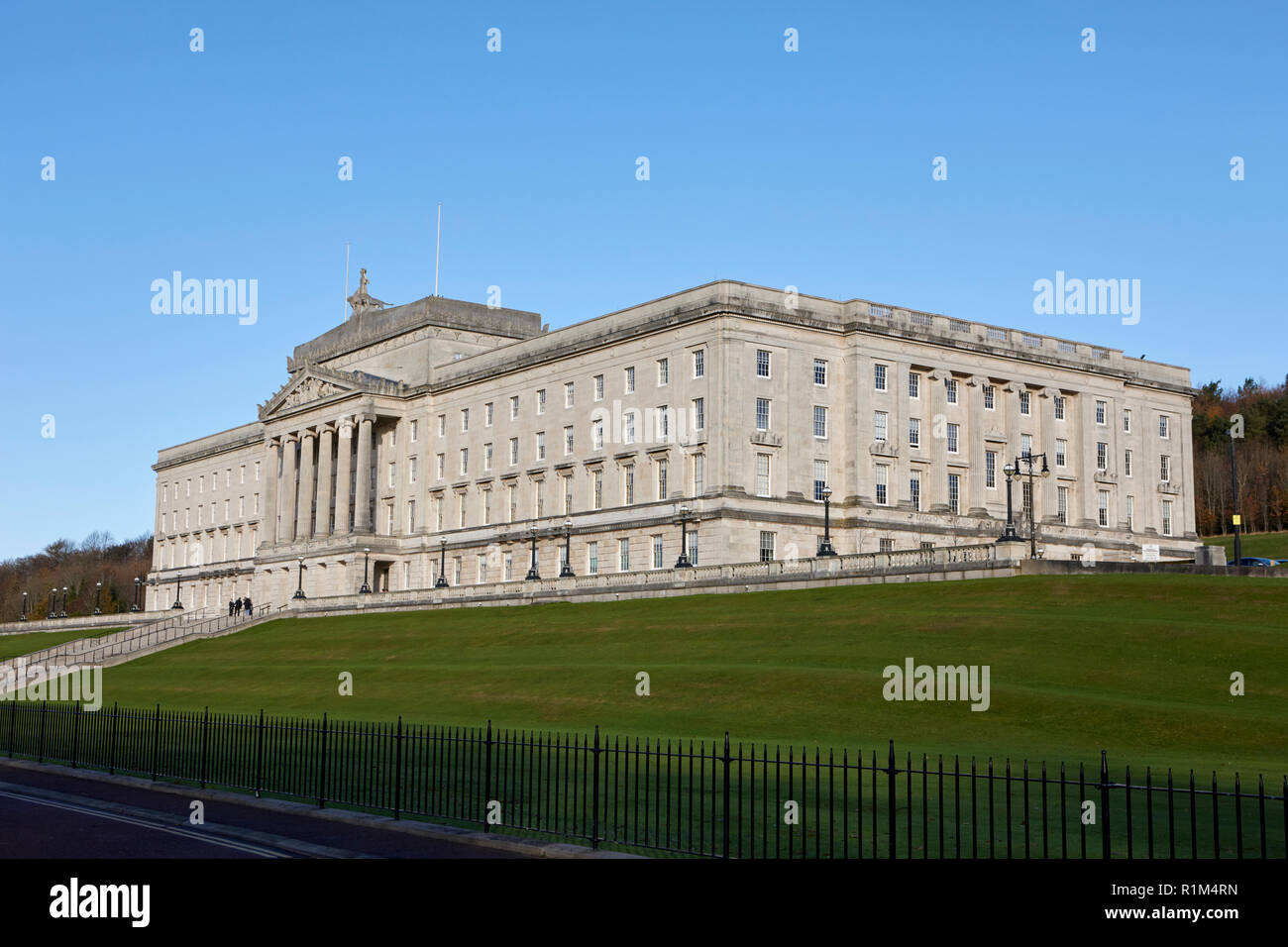 Das Parlamentsgebäude von Stormont Belfast Nordirland Stockfoto