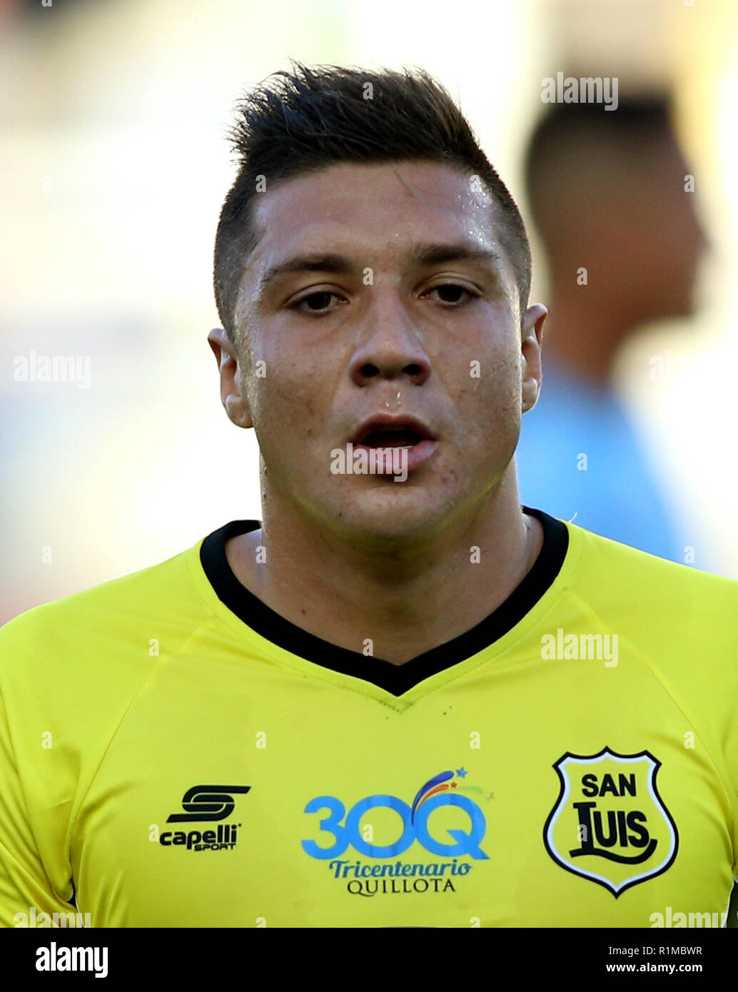 Chile Liga - Scotiabank 1 Abteilung 2018/(San Luis de Quillota) - Christian Daniel Bravo Stockfoto