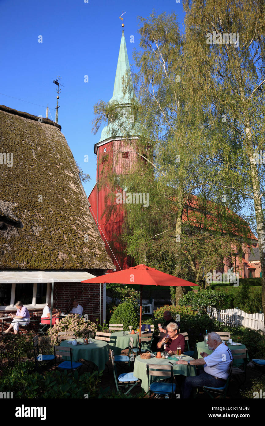 Die Schönsten Land Und Hofcafes In Niedersachsen Steinkirchen, Cafe Windmüller und St. Martini und Nikolaikirche, Altes