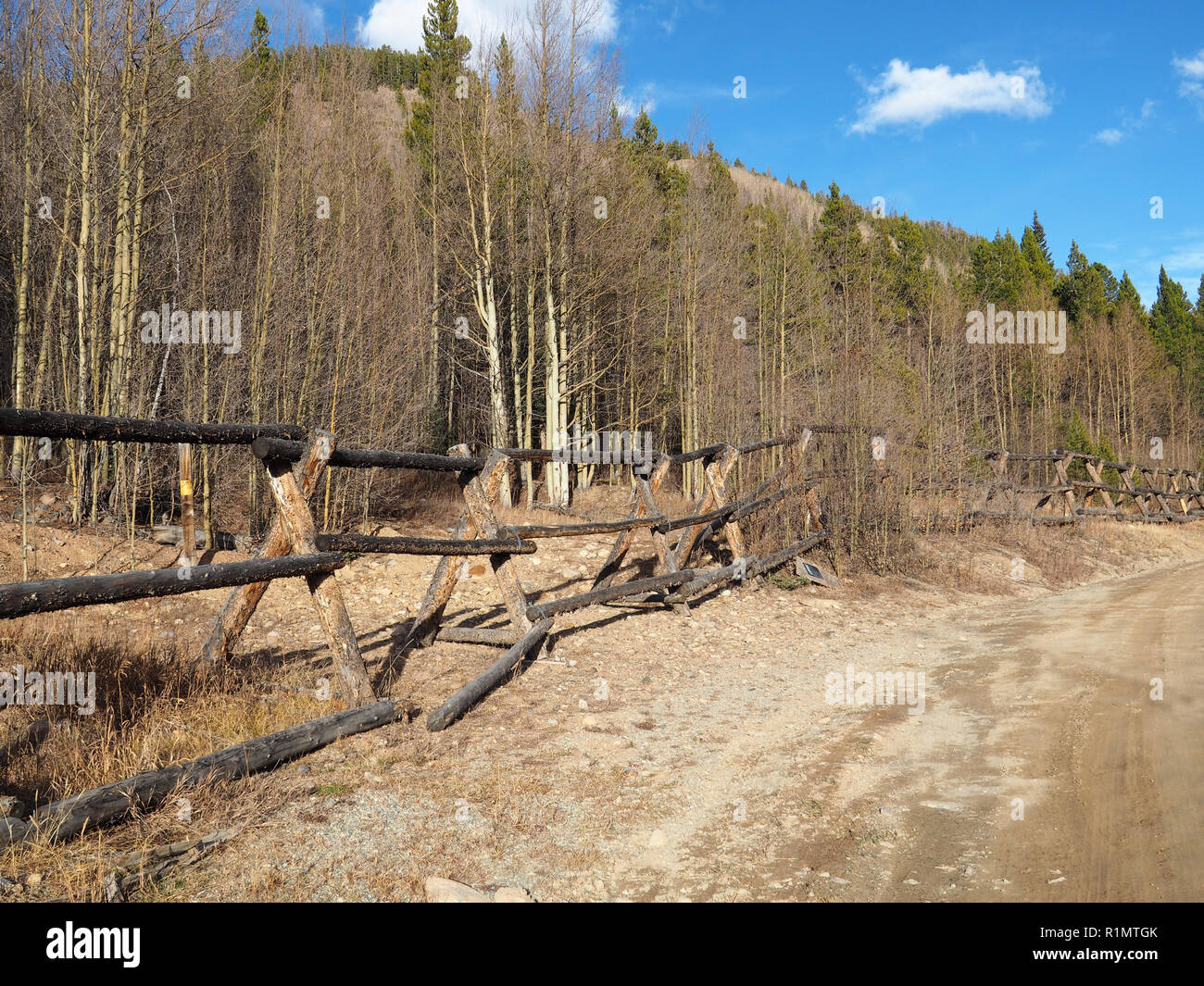 Horsetooth Reservoir in Fort Collins, Colorado Stockfoto
