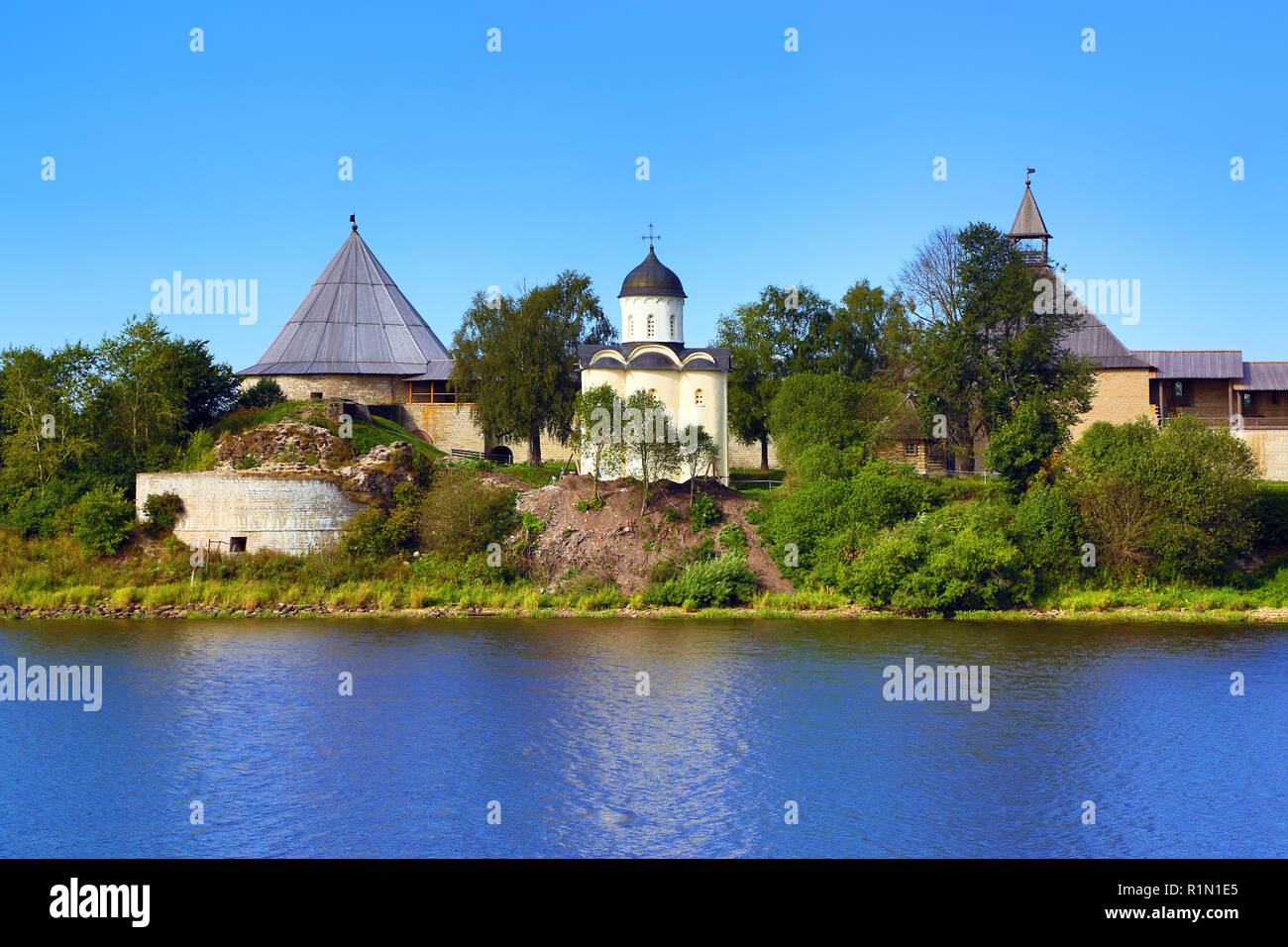 Staraya Ladoga-Festung in Russland Stockfoto