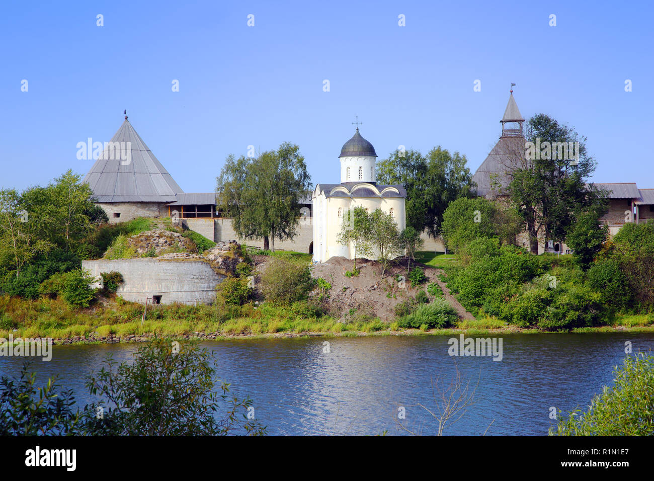 Staraya Ladoga-Festung in Russland Stockfoto