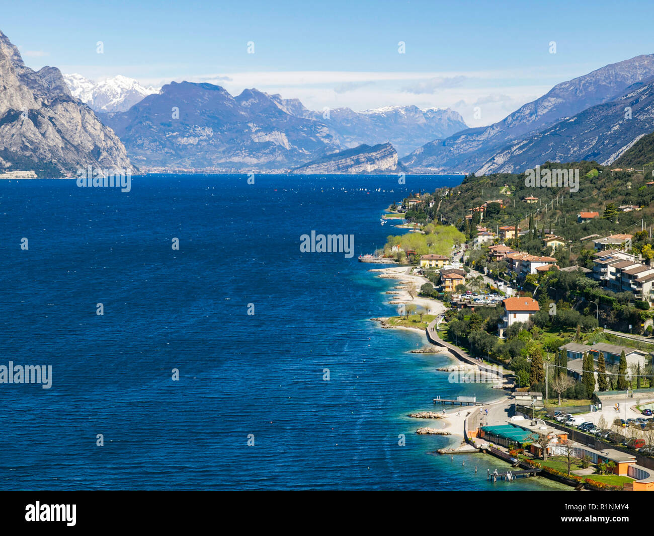 Malcesine, Lago di Garda, Italien Stockfoto