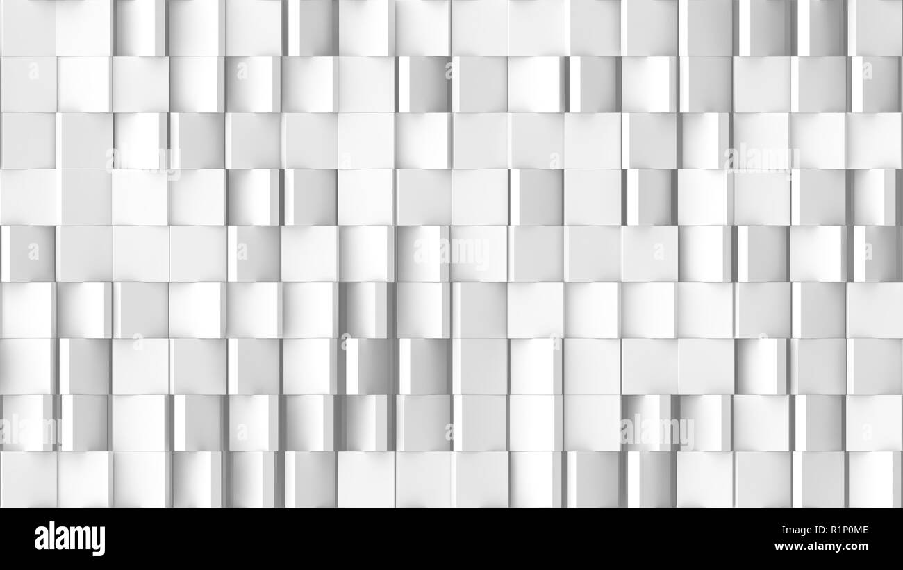 3D-Textur von rotierenden Platten auf einem weißen Hintergrund. Stockfoto
